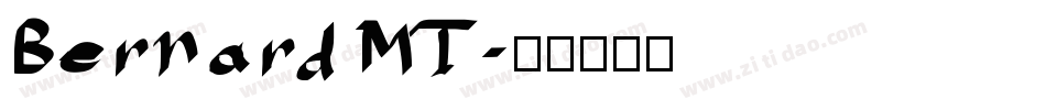 Bernard MT字体转换